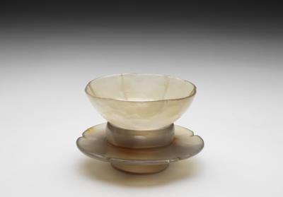 图片[2]-Bowl and saucer set in the shape of a hibiscus flower, Sung dynasty, 10th~13th centuries-China Archive